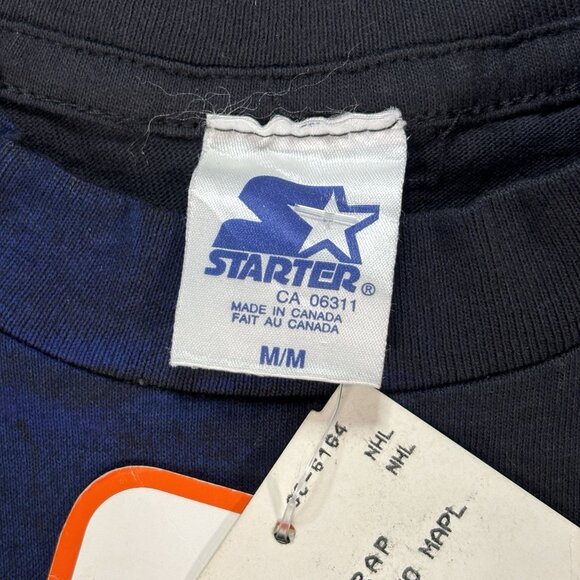 NWT Vintage Starter Toronto Maple Leafs NHL T-Shirt Hockey Mens M Single Stitch - Picture 10 of 16
